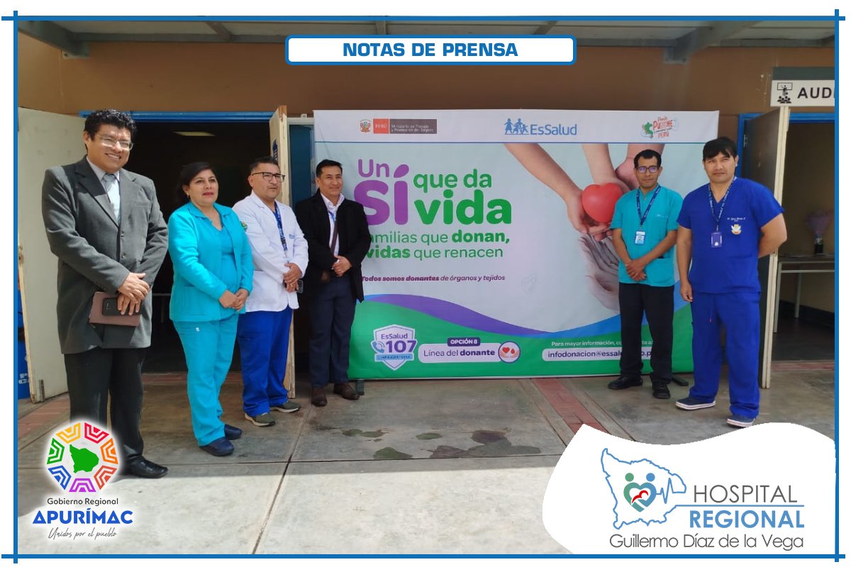 DIRECTOR DEL HOSPITAL REGIONAL PARTICIPA EN INAUGURACIÓN DE LA UNIDAD DE PROCURA DEL HOSPITAL II DE ABANCAY